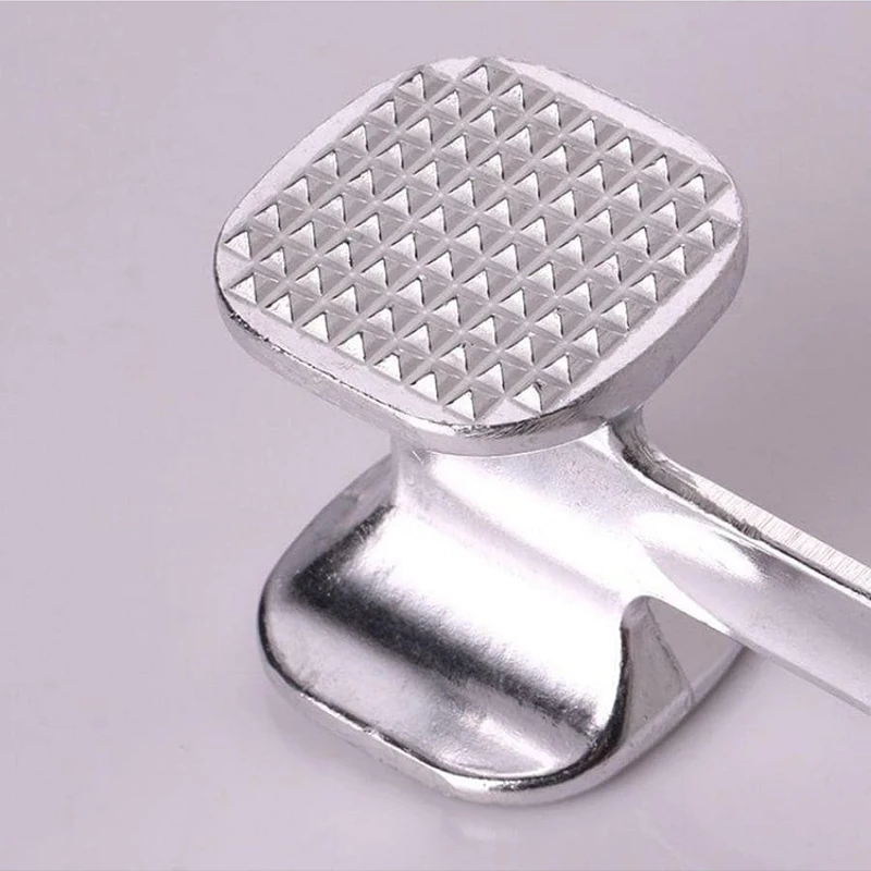 Household Double-sided Meat Hammer Steak Hammer Loose Meat Stainless Steel Tender Kitchen Creative Hand Tools TMZ for meat tenderizer,meat hammer
