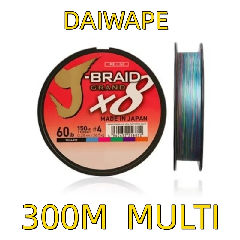 DAIWAPE 500M Japan PE Line Color Green PE Fishing Line Sub-line Sea Fishing Boat Fishing Strong Tension 4