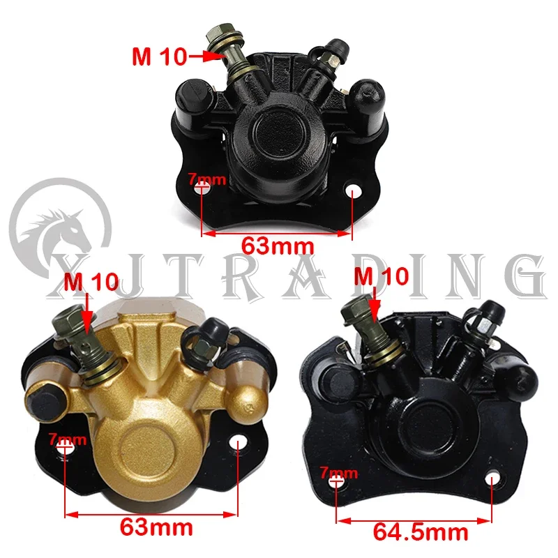 Left/Right Brake Disc Rotor Caliper for 50cc-150cc ATV Go Kart Quad Bike Front and Rear Brake Parts Taotao Roketa Sunl Kazuma