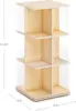 EdQ Rotating Book Display - Birch: Spinning Plywood Storage Bookshelf with Acrylic Windows for Kids Classroom, Playroom, 2