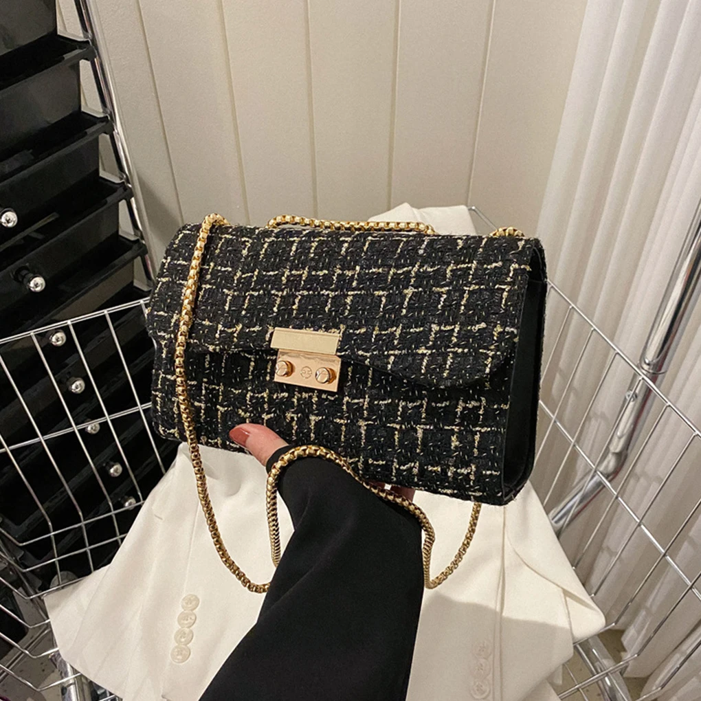 Braided Chain Crossbody Bag