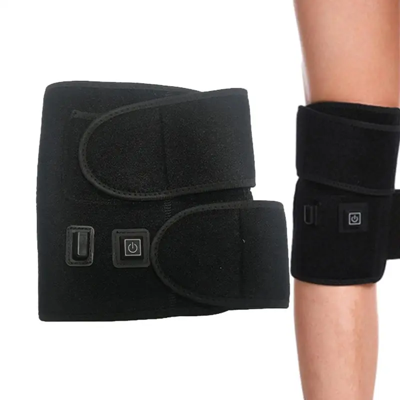 

Электрическая грелка для колена, USB перезаряжаемая грелка для ног с 3 уровнями нагрева, комфортное устройство, автоматическое выключение