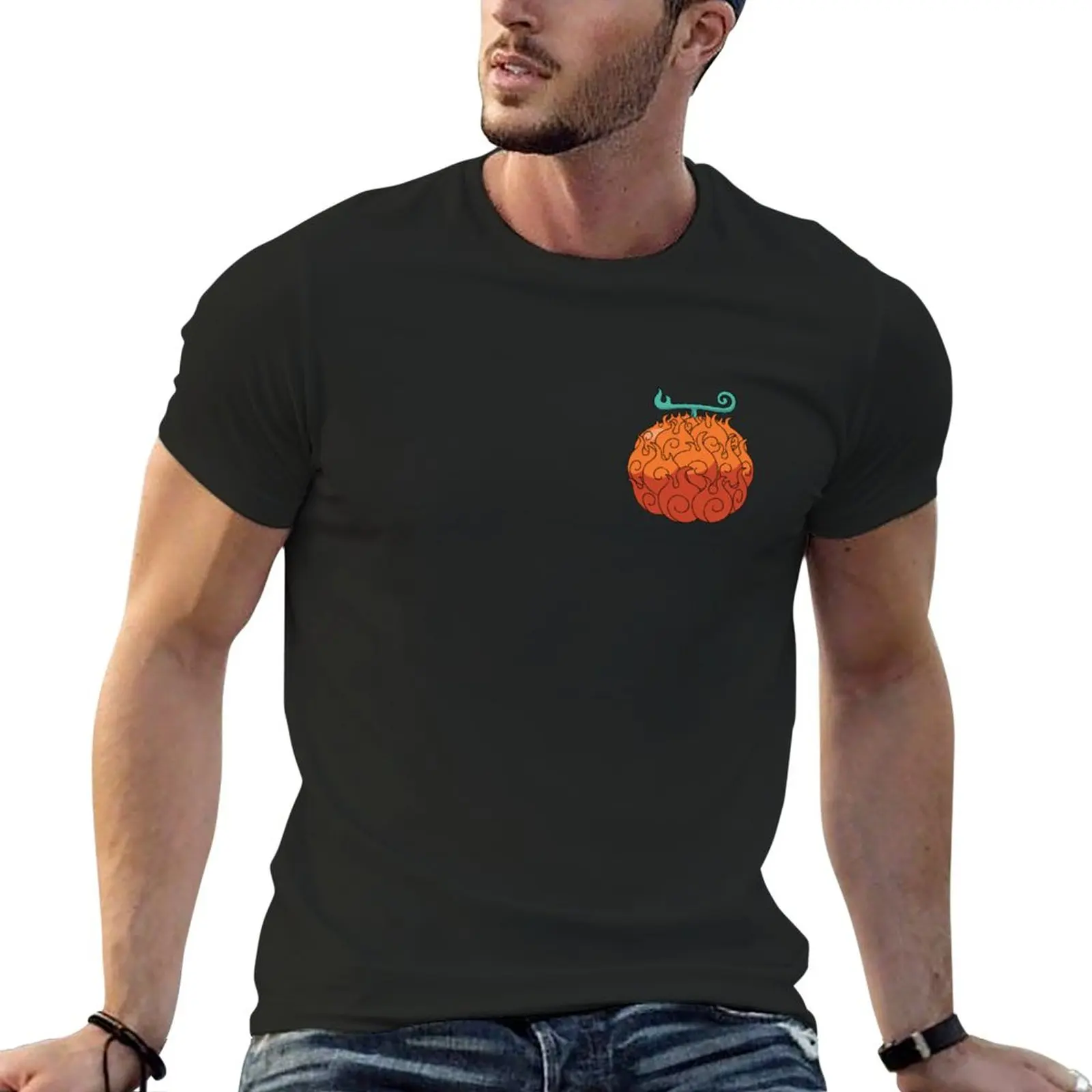 Mera Mera No Mi Devil Fruit Ace/Sabo T-Shirt Abbigliamento Estetico Oversize Blanks Felpe, Uomo