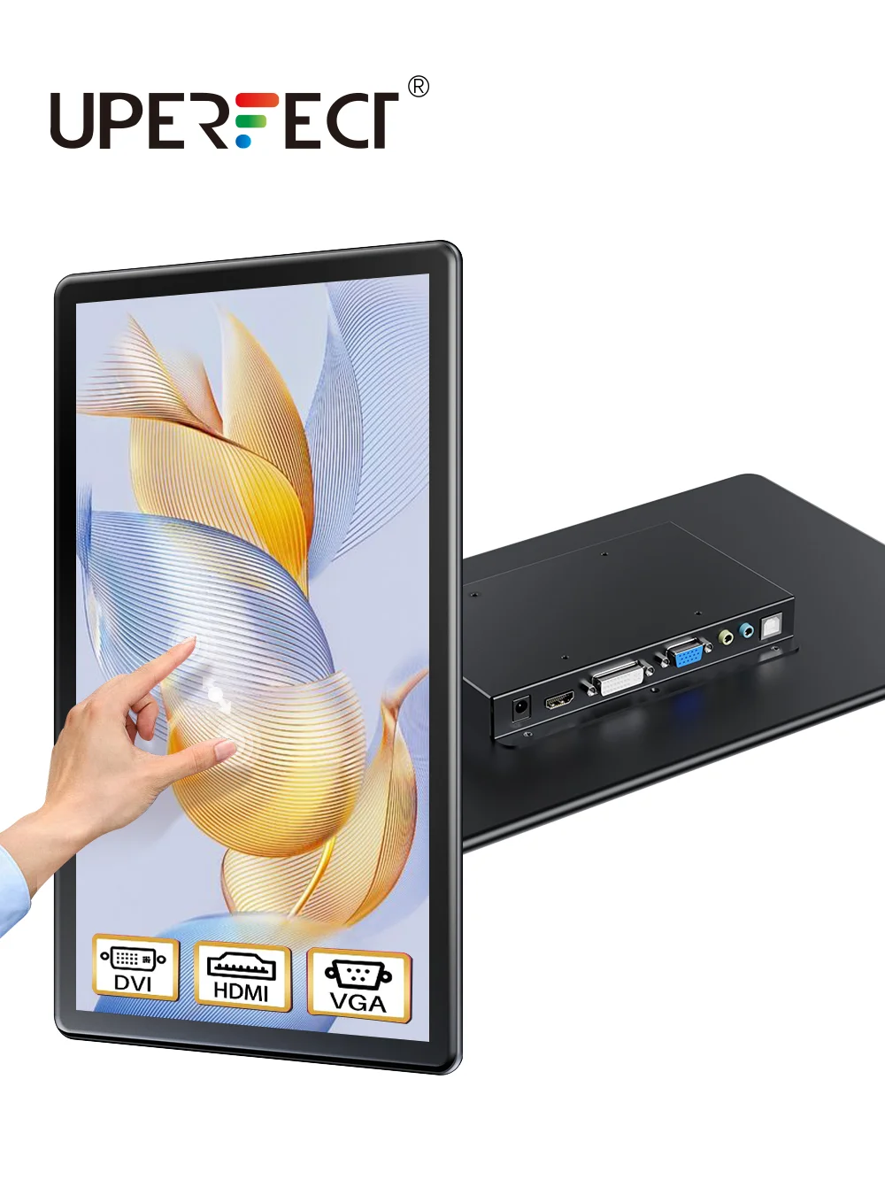 UPERFECT 15.6 Inch Touchscreen Monitor 1080P IPS Raspberry Pi