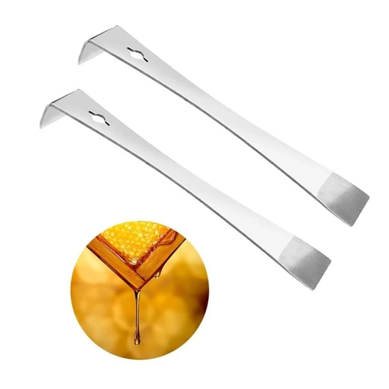 Pack of 2 Stainless Steel Beekeeping Scraper Tools Essential for Hive Management