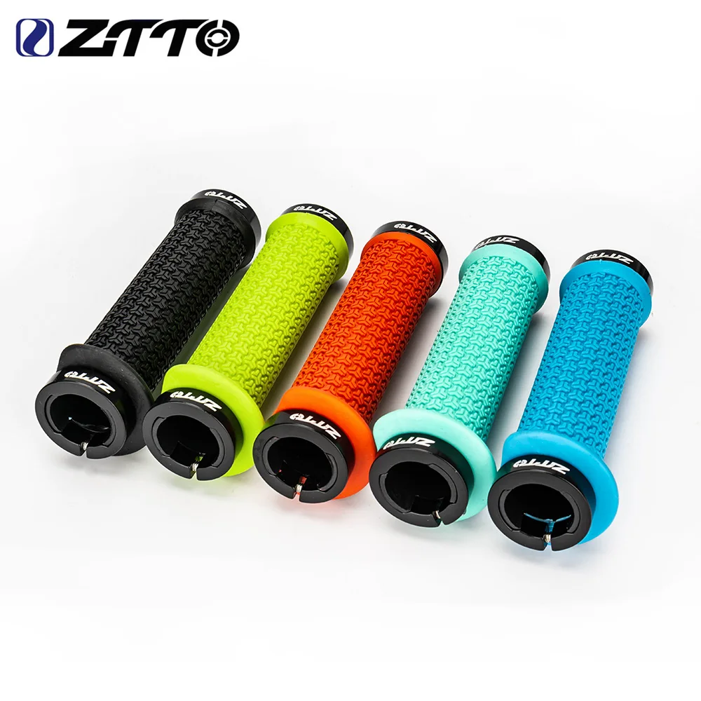ZTTO MTB Dual Lock Grips High Quality Soft Rubber No-Slip