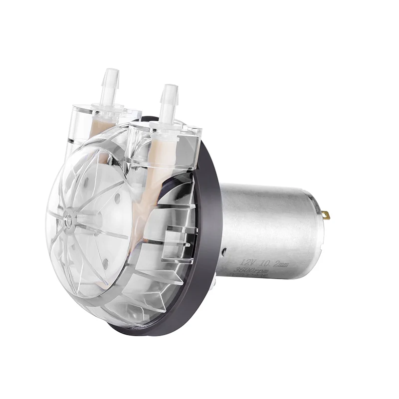 PENGPU 500mLPM 12V 24V Small Mini Micro Peristaltic Pump BPT Tube For Food Grade Water Liquid Dosing Pumps