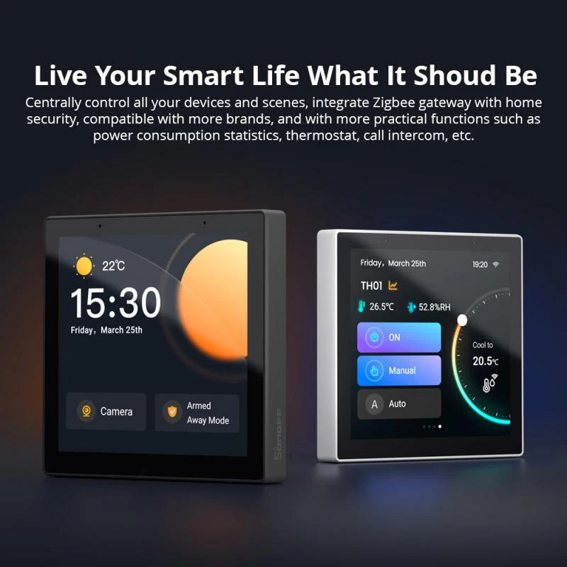 

B40 Smart Home Control Panel Multiple Controller 3.95" TFT Touch Screen With Zigbee Gateway Work