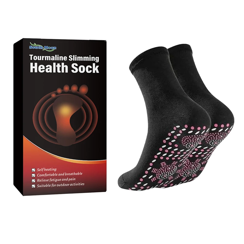 Winter Warm Magnetic Thermal Socks Comfortable Non-slip Foot Heated Socks Anti-Fatigue Arch Support Camping Hiking Skiing self heating socks ski socks