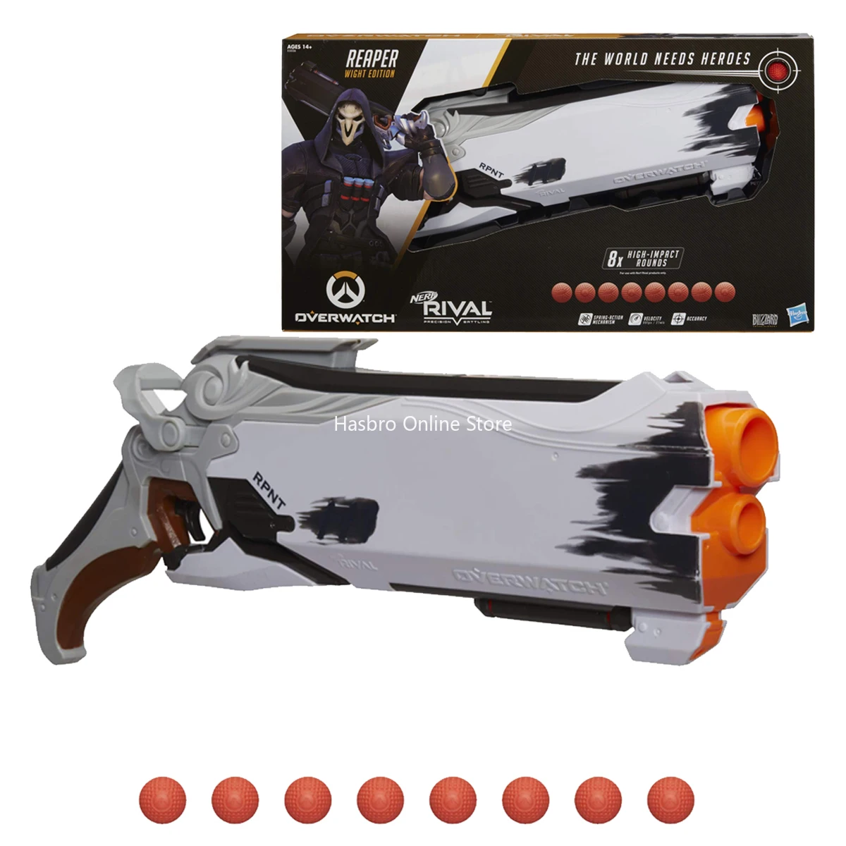 トイガン NERF RIVAL OVERWATCH REAPER x2 Set NEW Nerf Overwatch Reaper (Wight Edition), Includes 8 Overwatch