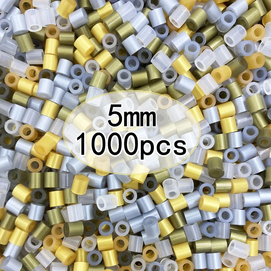 5MM Hama Beads 1000PCs Pixel Puzzle Perler Iron Beads for kids Hama Beads Diy High Quality Handmade Gift toy Fuse Beads 14k gold filled pumpkin grain round pillar 3x7 5mm through hole beads scattered beads hand string diy handmade jewelry