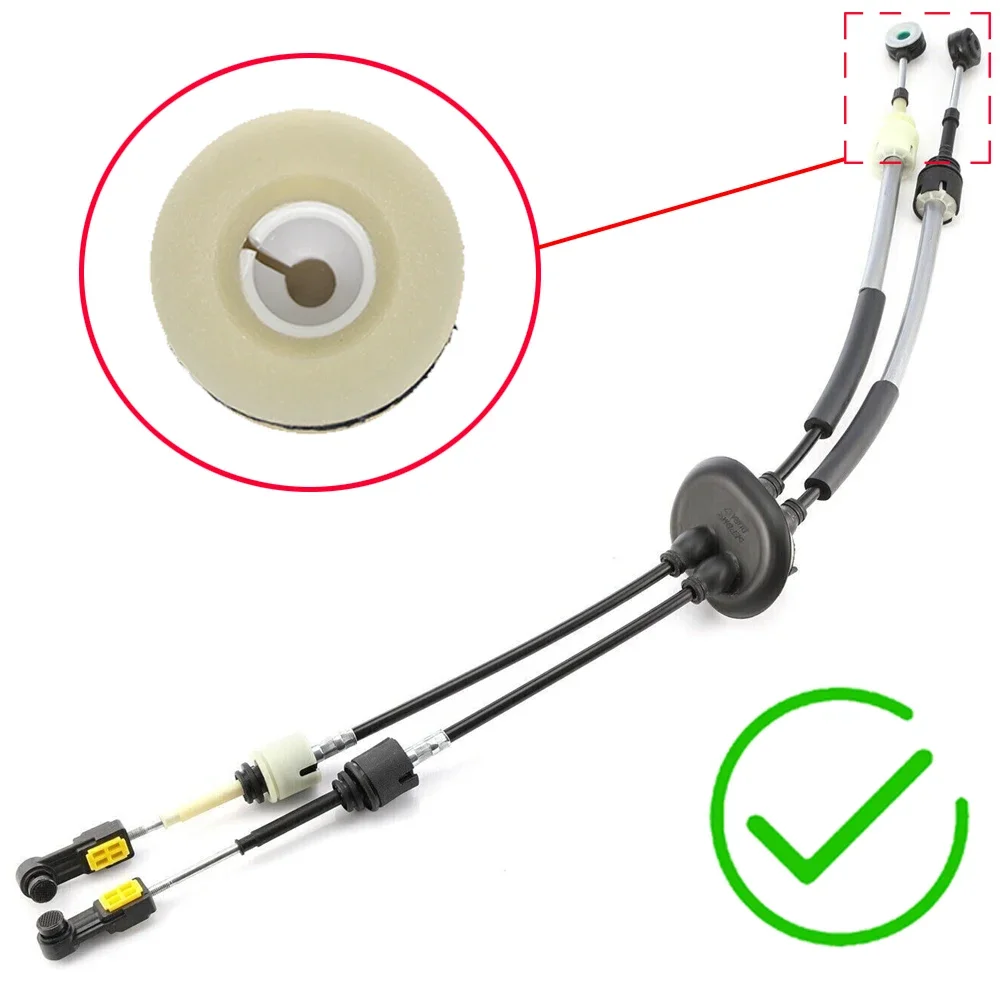 2Pcs Gear Shift Selector Lever Linkage Cable Shifter Bushing For Citroen Berlingo B9 C4 Picasso Jumpy G9 Dispatch 2008-2013