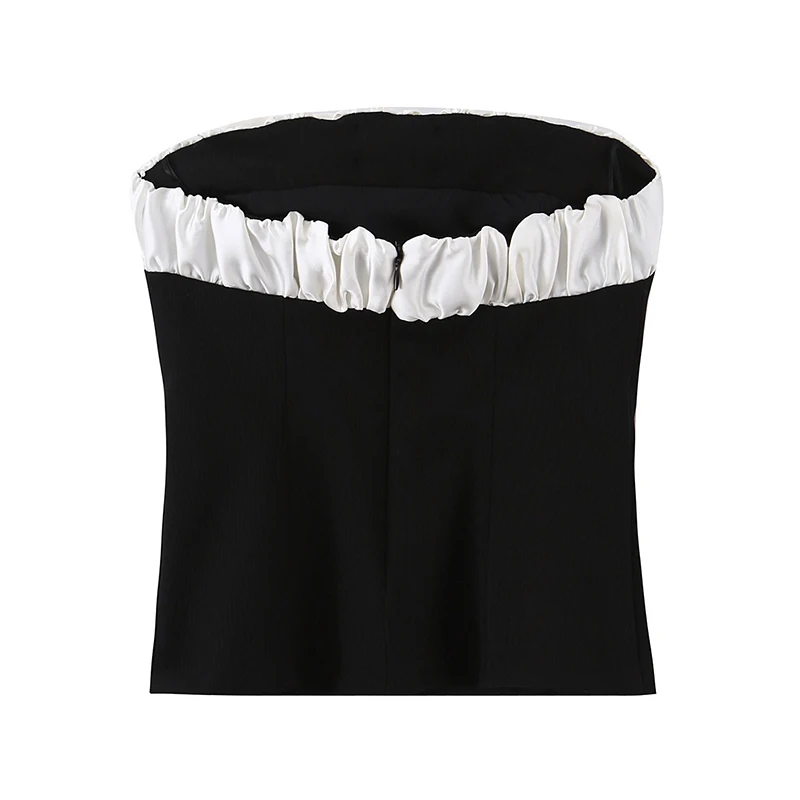 Off Shoulder Corset Top Women Bow Sexy Sleeveless Backless Vest Tops 2025 New Summer Lady Party Elegant Short Tops ﻿