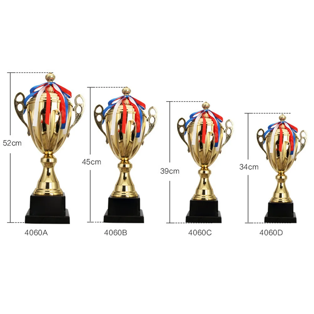 Award Trophies Metal Trophy Cups for Sports Tournaments Competitions Parties ( 34cm )