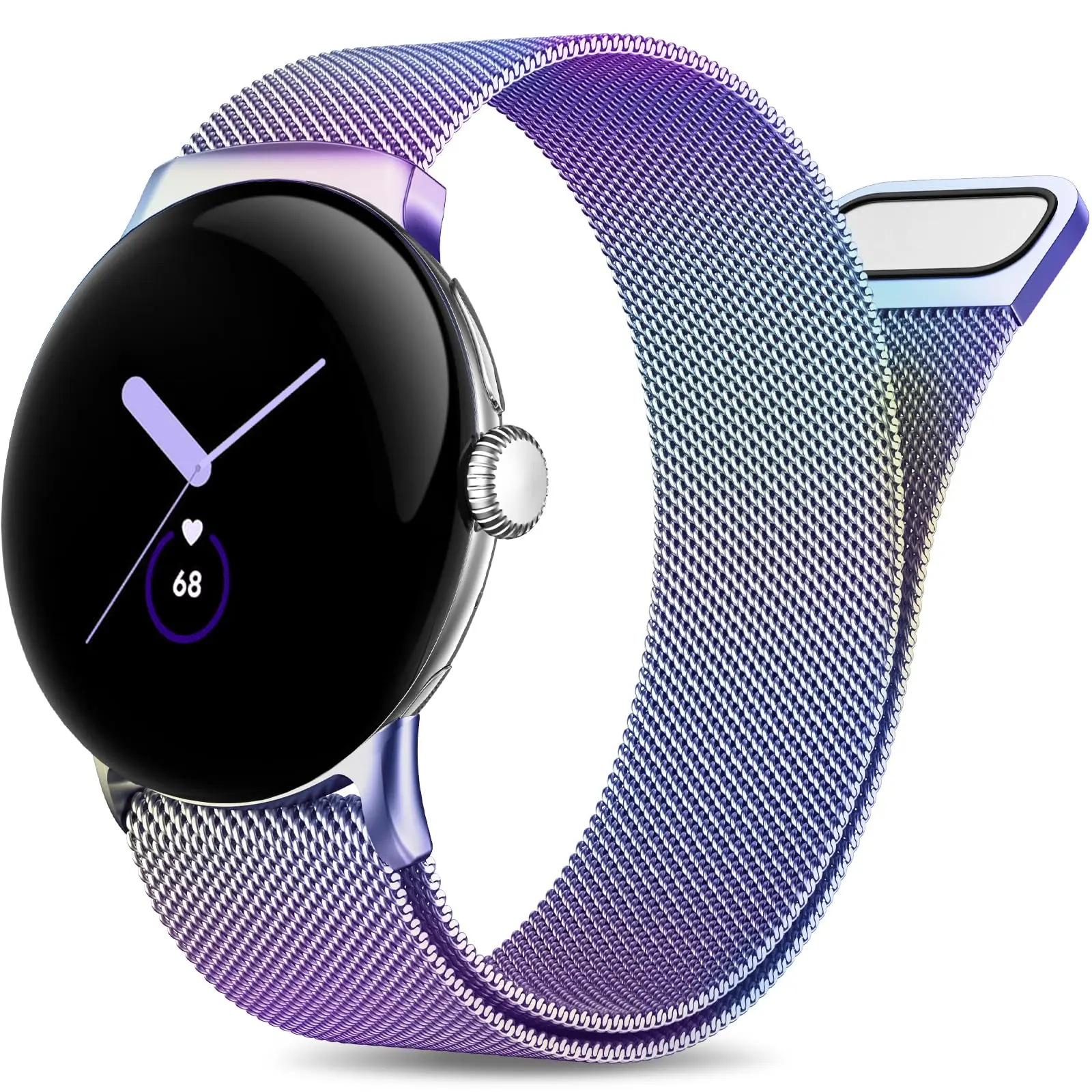 Elegant Milanese Loop Stainless Steel Watch Band - Compatible with Various Models