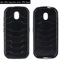 For Caterpillar Cat S42 H Plus Soft Phone Case for Cat S42 Hygiene Plus CatS42+ TPU Black Silicon Cover Phone Shell Coque Cases 2