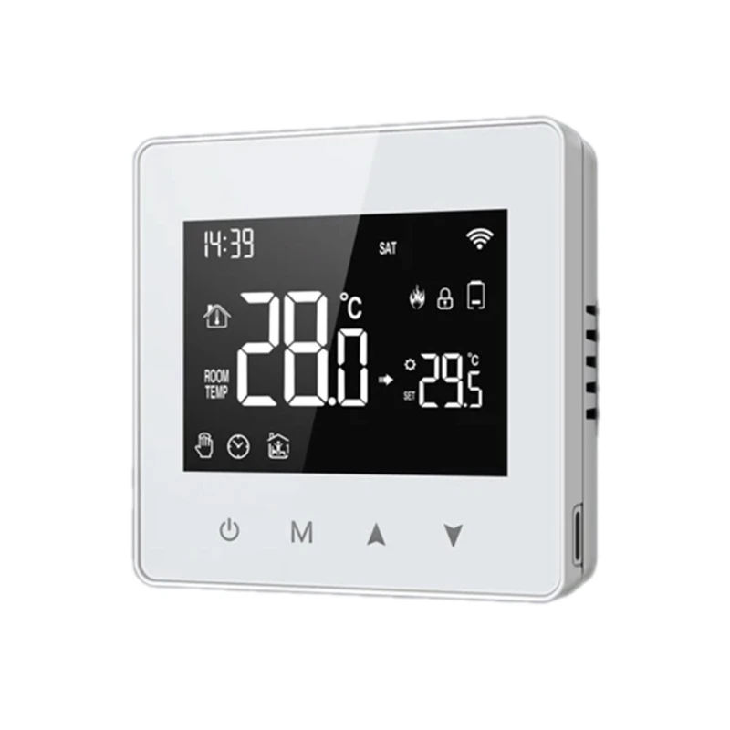 

Термостат для ZigBee/WiFi, термостат, 7-дневный программируемый котел, контроллеры температуры теплого пола N0HC