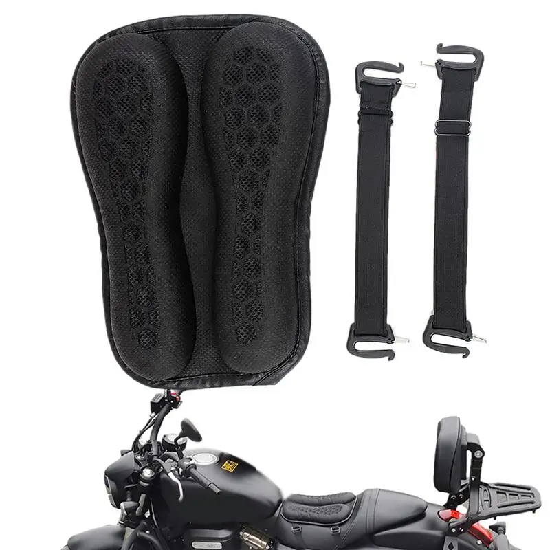 Cojín De Gel Para Asiento De Moto, Transpirable Y Antideslizante - Alivia Presión En Viajes Largos