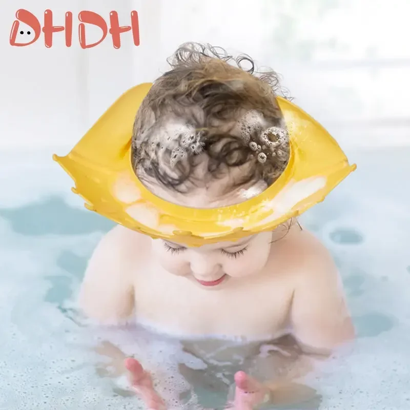 Baby Shower Cap Adjustable Hair Wash Hat for Newborn Baby Goods Infant Ear Protection Kids Shampoo Shield Bath Head Cover hair wash hat hair wash shield shampoo shower cap baby hat baby head protector