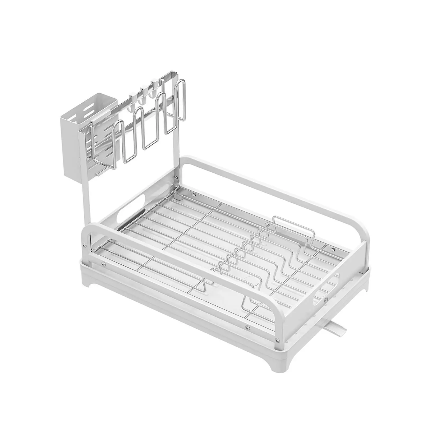 Dish Drying Rack for Countertop Kitchen Rack Swivel Spout Multifunctional Space