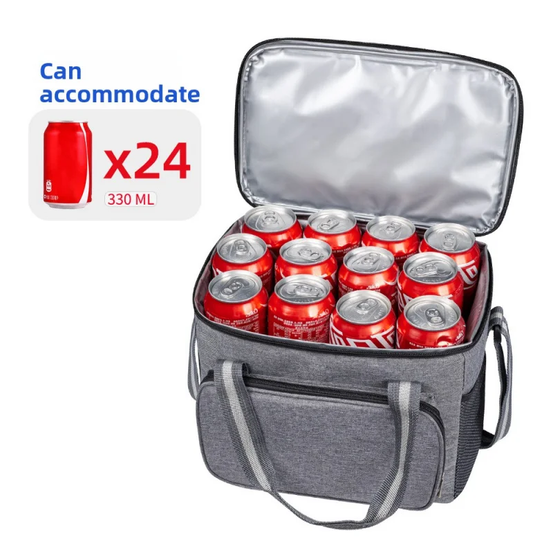 Hot Selling Large Oxford Cloth Insulated Bag Handheld Outdoor Waterproof Picnic Bag Thickened Cooler Ice Pack
