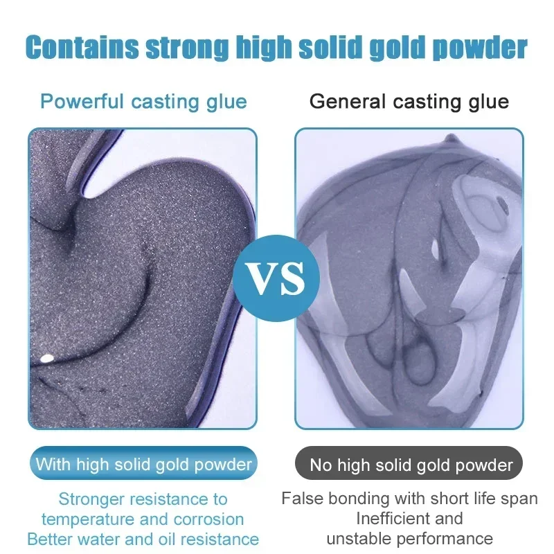 1/2 Set Super Strong Glue Sticks All Metal Repair Glue Waterproof Waterproof Sealant Cold Welding Heat Resistant Epoxy Resin