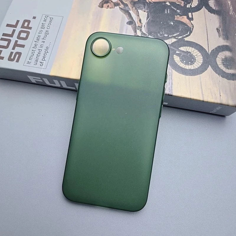 UltraThin Frosted Translucent Soft Case - Solid Color Clear Matte with Anti-Fingerprint Finish
