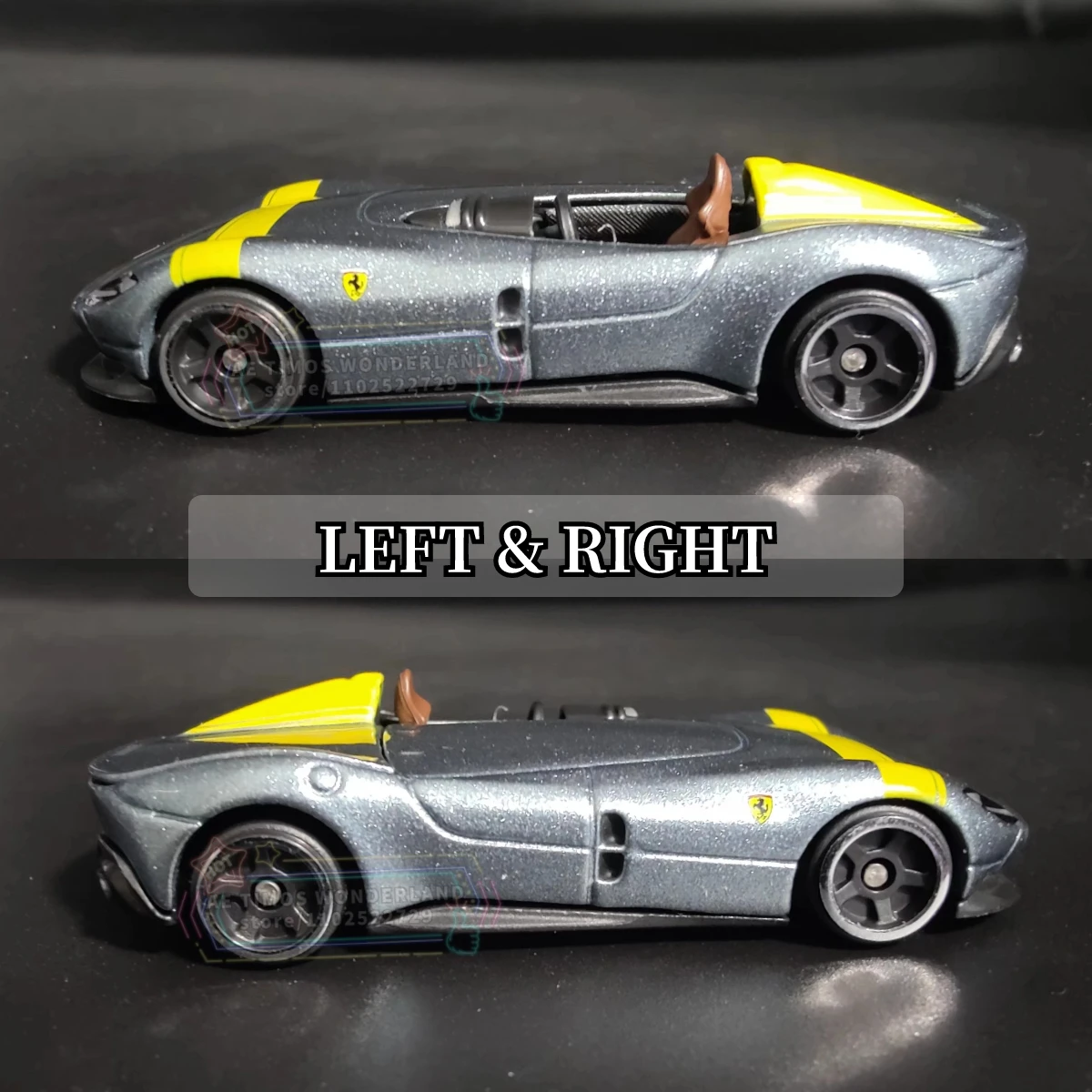 1/64 Ferrari Monza SP1 Replica Mini Car Model Scale Miniature Art