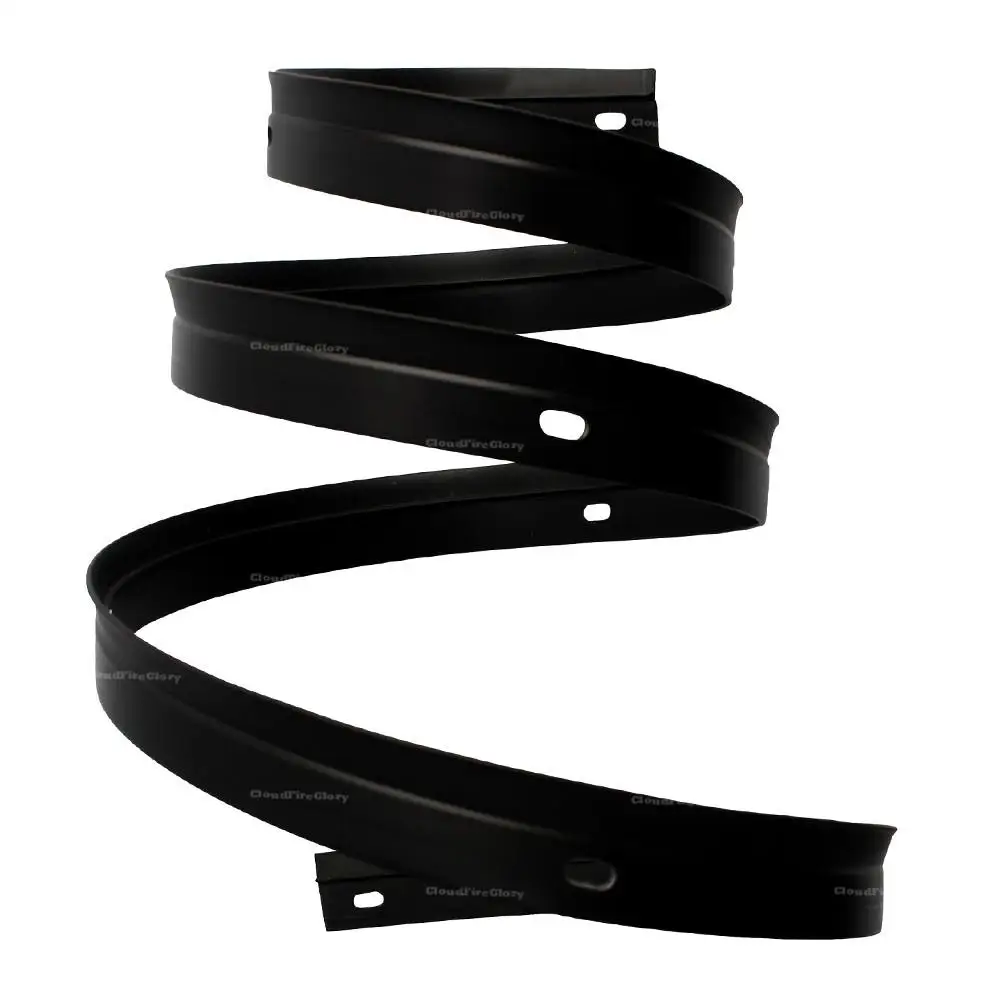 CloudFireGlory For Dodge Challenger 2008- 1Pcs Front Fascia Bumper Hood Seal & Rivets Black 68051392AA 68051392AB