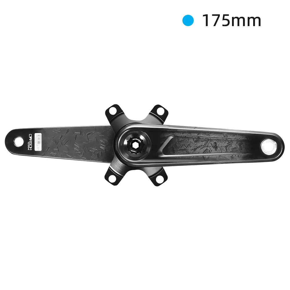 LEXSON 170mm カーボンクランク +パワーメーター LEXON XCADEY パワーメーターロードカーボンクランクセット 365 グラム