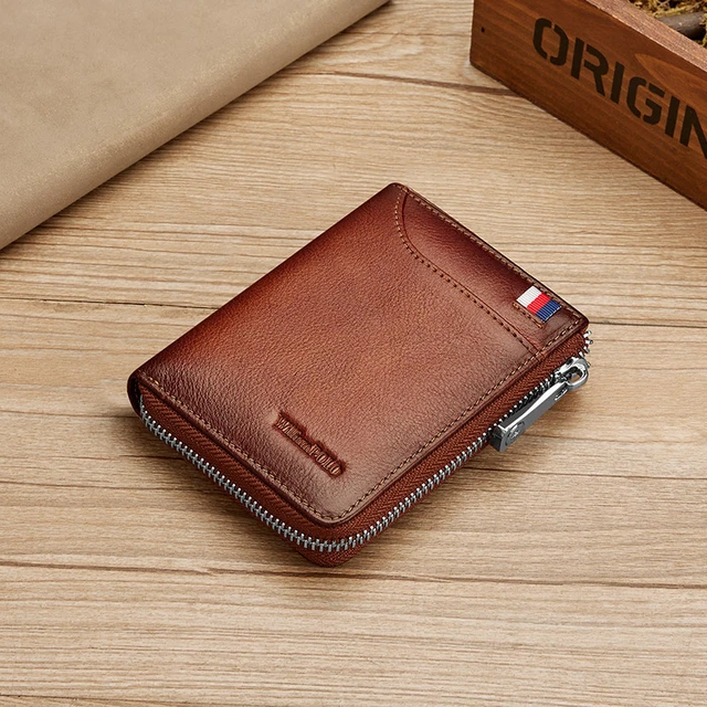 WILLIAMPOLO Men's Wallet Man Genuine Leather Luxury Wallets Famous Brands Designer  Card Holders Small Wallet For Men - AliExpress