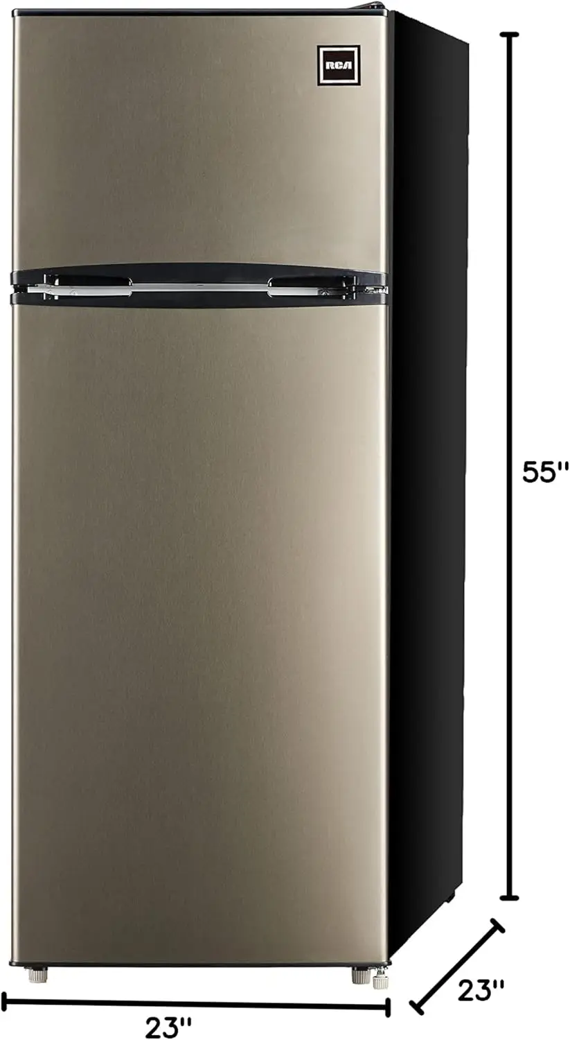 RFR725 2 Door Apartment Size Refrigerator with Freezer, Stainless 5