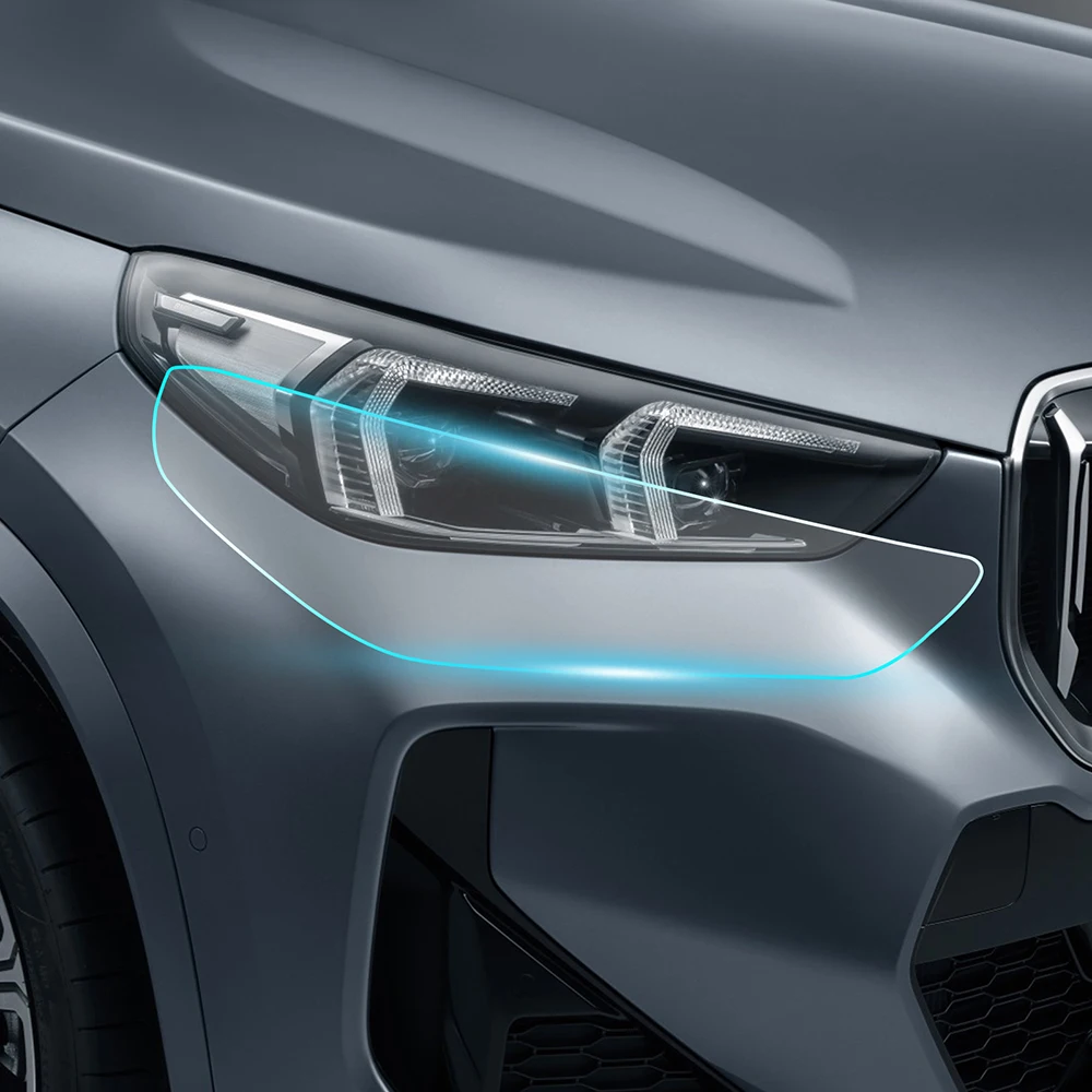 Per Bmw X1 U11 M-Sport 2023-Up Adesivo Per Fari Clear Decal Pre Cut Tpu Pellicola Protettiva Trasparente Originale