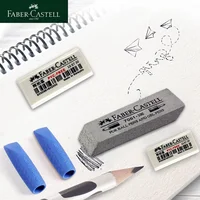 Faber-Castell 2 In 1 Erasers Pencil Top Protector Caps Multi-function Pen Protective Cover Eraser Student Correction Supplies 1