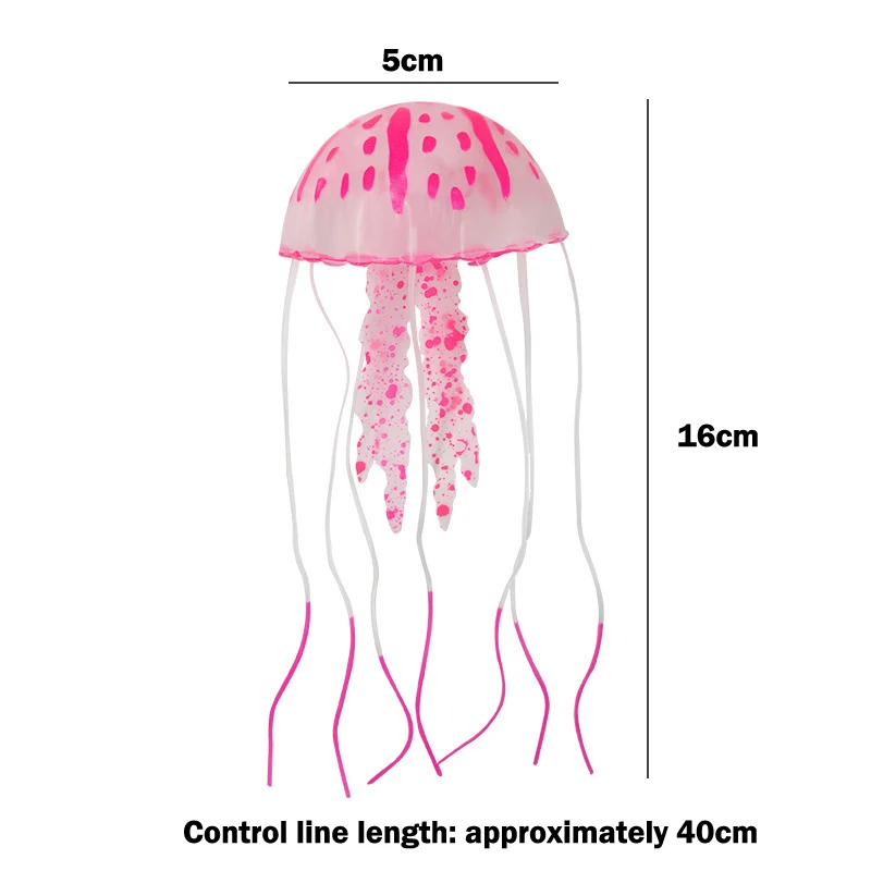 Fish Tank Aquarium Decor Jellyfish Mini Submarine Ornament fish tank ornaments fish tank decorations aquarium ornaments