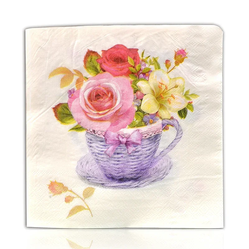 Paper Napkins Printed Colorful 20pcs/pac 2-ply