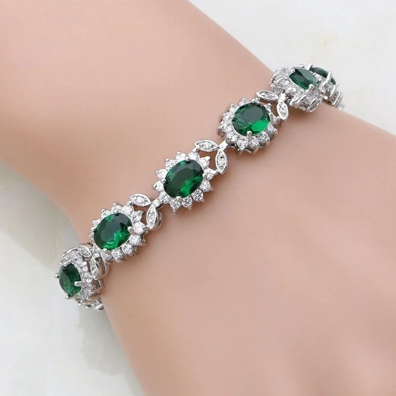 Bracelet jewelry Daily Wear Brazilian Jewelry Crystal Water Zircon Trim Luxury Women's Hand Bracelets Leisure Sports Accessories Wear