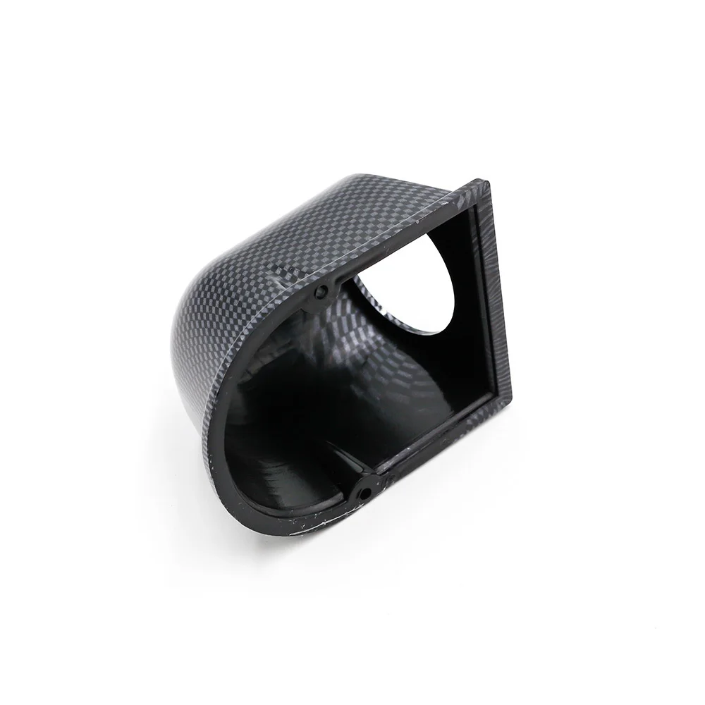 Straight 52mm Instrument Mounting Bracket Single Hole Seat Carbon Fiber Instrument Rack