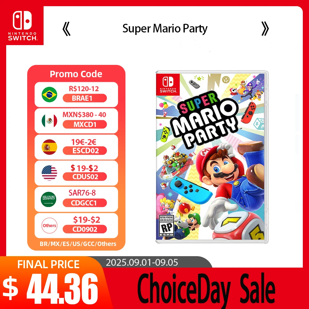 Nintendo Switch Game Deals Super Mario Party Stander Edition