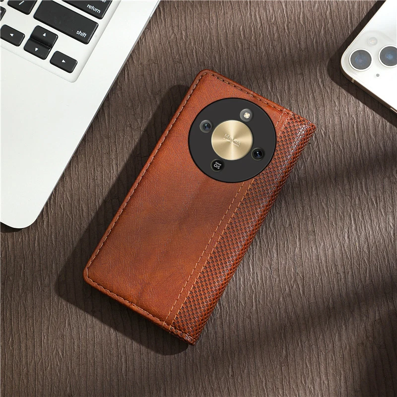 Premium Flip Leather Case - Sleek Book Holster & Protective Cover