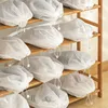10/1Pcs Non Woven Fabric Shoe Bag Drawstring Shoe Storage Bags Dust Proof White Shoe Covers with Rope Portable Pouch for Travel 1