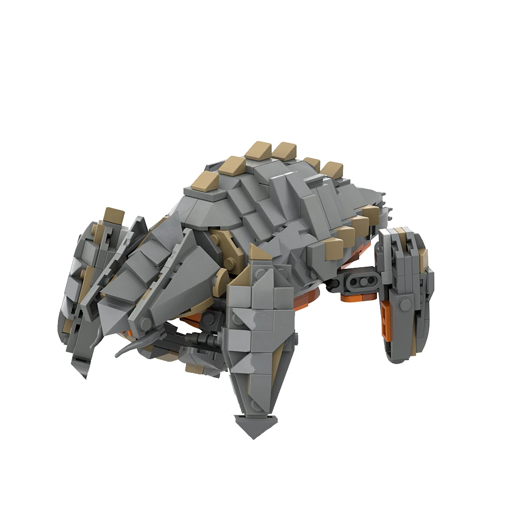 MOC 人気ゲームヘルダイバーズ 2 スーパー駆逐艦モデル