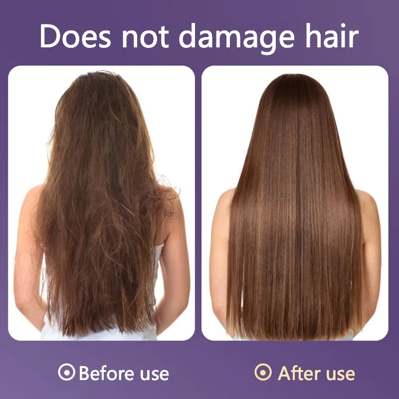 HATV 3 In 1 Electric Hair Dryer Hot Heating Hair Comb Wet Dry Hair Brush Curler Styling Tool Household 5