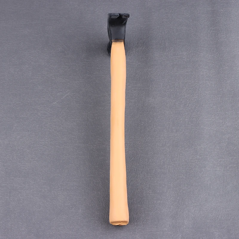 재미있는 장난용 망치 부드럽고 사실적인 갈색 고무 망치 유머러스한 장난 도구 및 엔터테인먼트용 재미있는 장난 선물 장난감