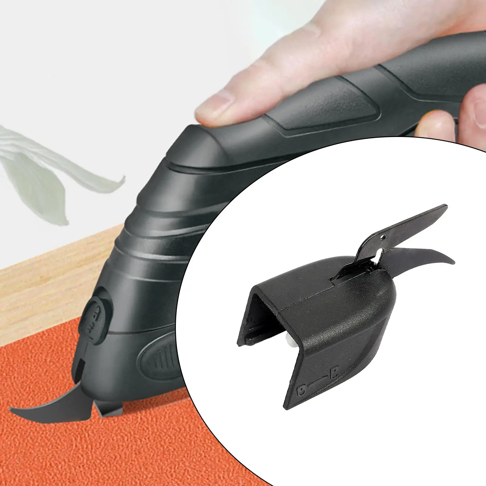Electric Scissors Replacement Blade Cutting Blade Heavy Duty Home Repair Multifunctional Cutting Head for Carpet Fabric Leather 4