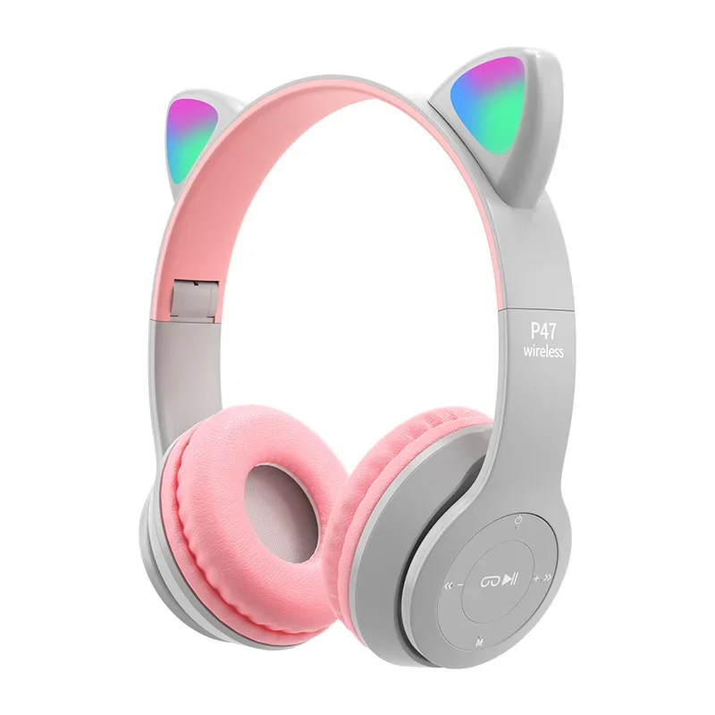 Casque Gamer P47M – Gris LED 4