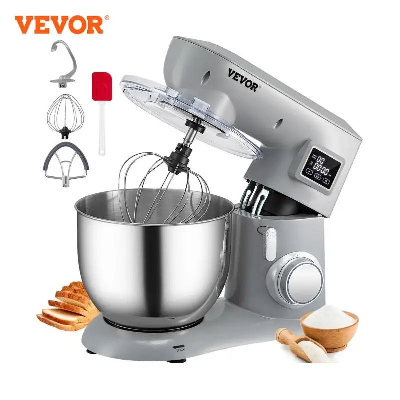 VEVOR 450W All Metal Stand Mixer with LCD Screen