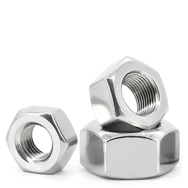 304 Stainless Steel Fine Thread Lock Nut M4 M5 M6 M8 M10 M12 M14 M16 M18 M20 M22 M24 Fine Thread Nut Pitch 0.5/0.75~2.0 Teeth