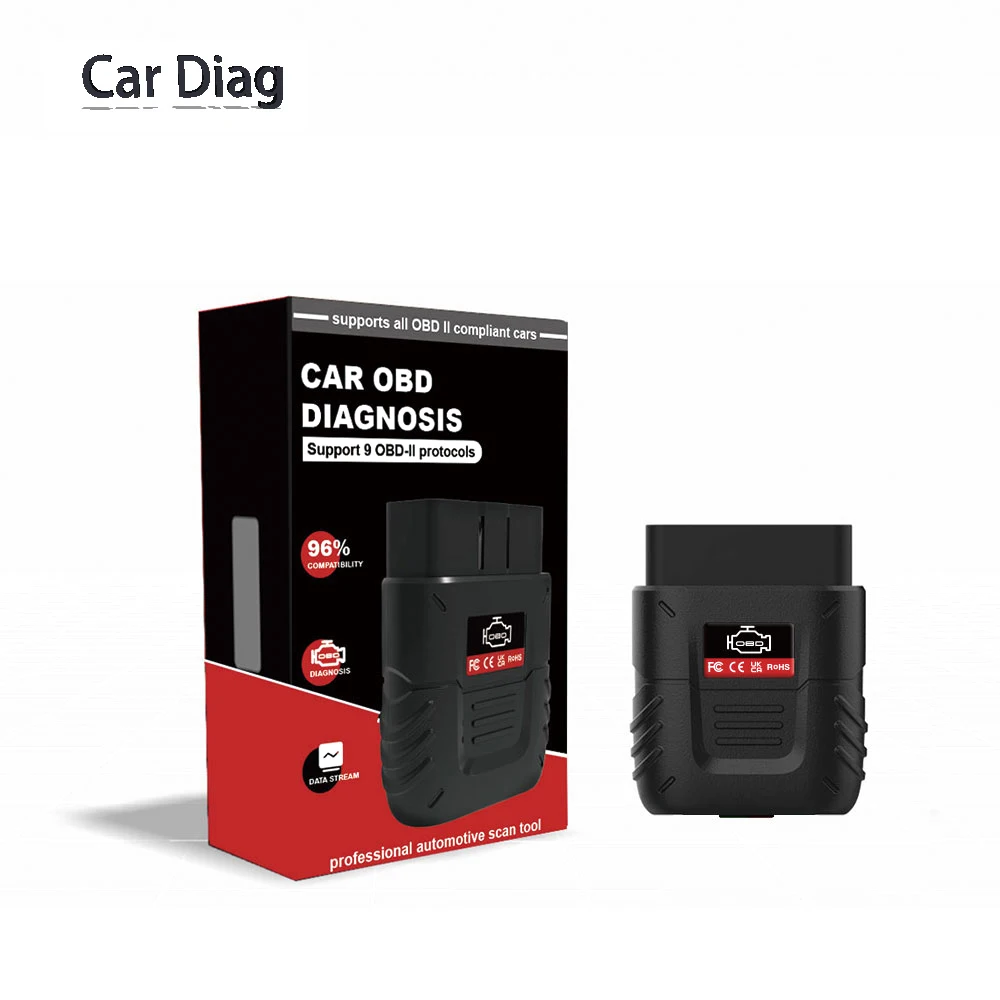 

ELM327 V019 OBD2 Car Diagnosis Tools BT 4.0 Scanner Auto Engine Fault Erase Trouble Code Decoder Support Android iOS Windows