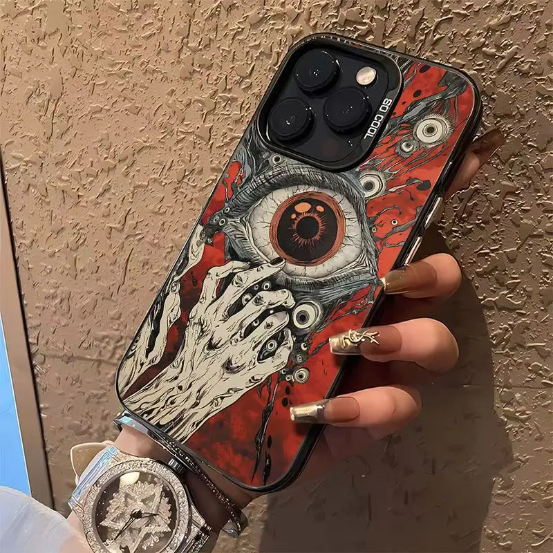 Devil Eyes Pattern Shockproof Phone Case with Bumper Protection